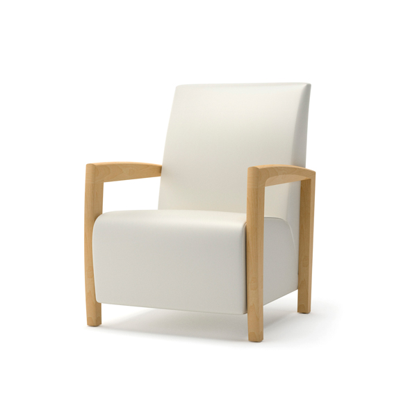 Integra Seating, Reef Wood Chair. Available with tapered or straight back in 24 and 44