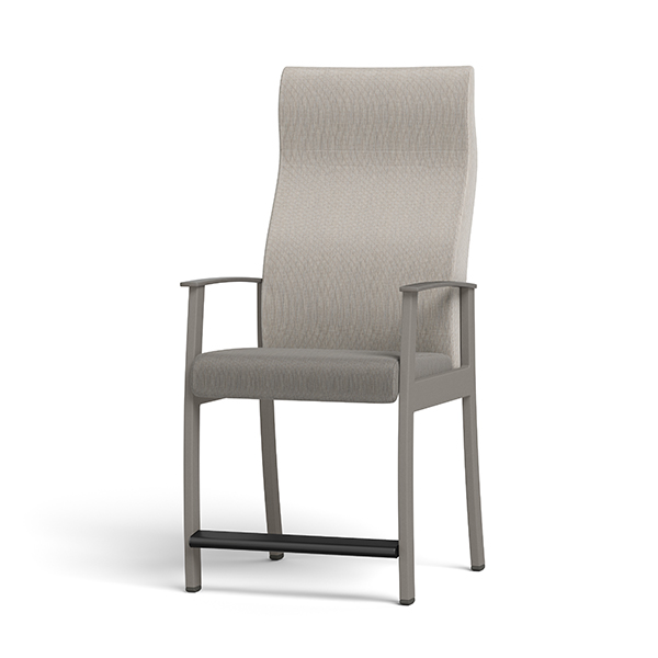 Integra Seating, Patient Back Tide - Metal Ortho Height Chair. Features solid surface arm caps and is available in multiple