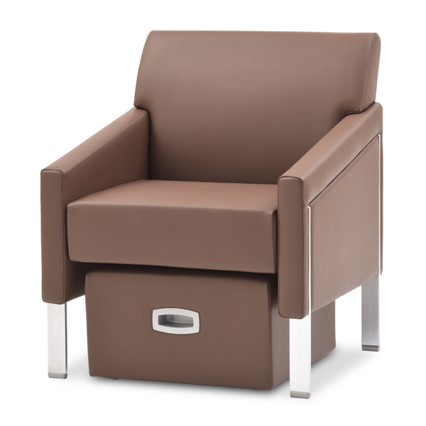 Footstool with Recessed Pull Option (shown under standard chair)