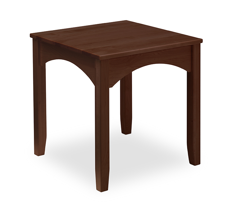 Rendezvous End Table with Arched Apron