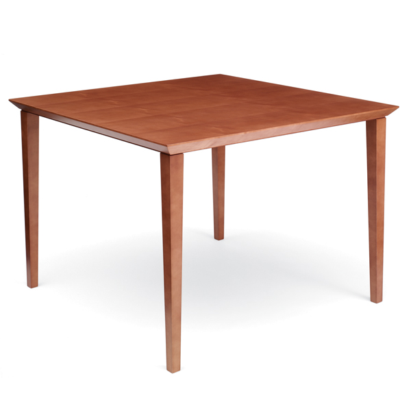 A-Table 42 x 42 x 29 Step Bevel Edge, Tapered Legs