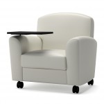 Flair Lounge Chair with Casters & Tablet