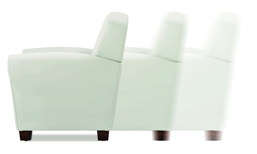 Flair Lounge Chair with Hide&GO Mobility