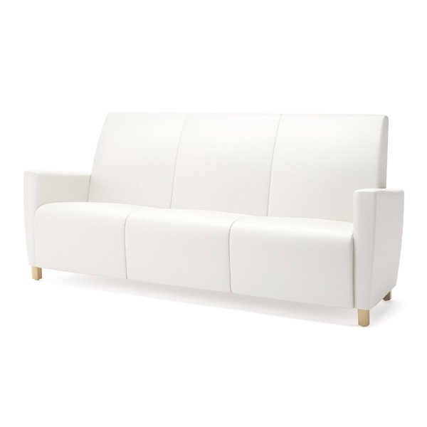 Reef Upholstered Arm Sofa with Wood Legs