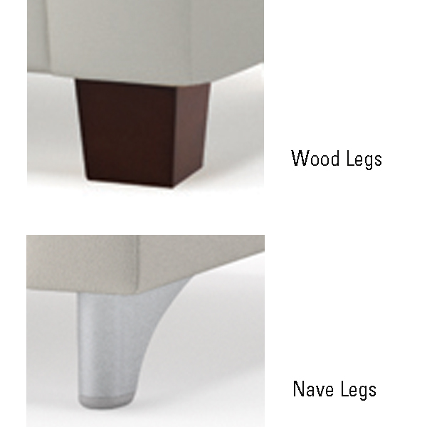 Wood and Metal Leg Options