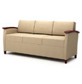 Tria Upholstered Arm with Cap Sofa