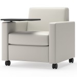 Elite Lounge Chair with Casters & Tablet