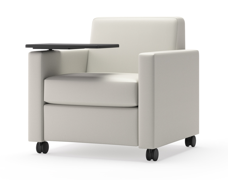 Elite Chair with Casters, Tablet Arm