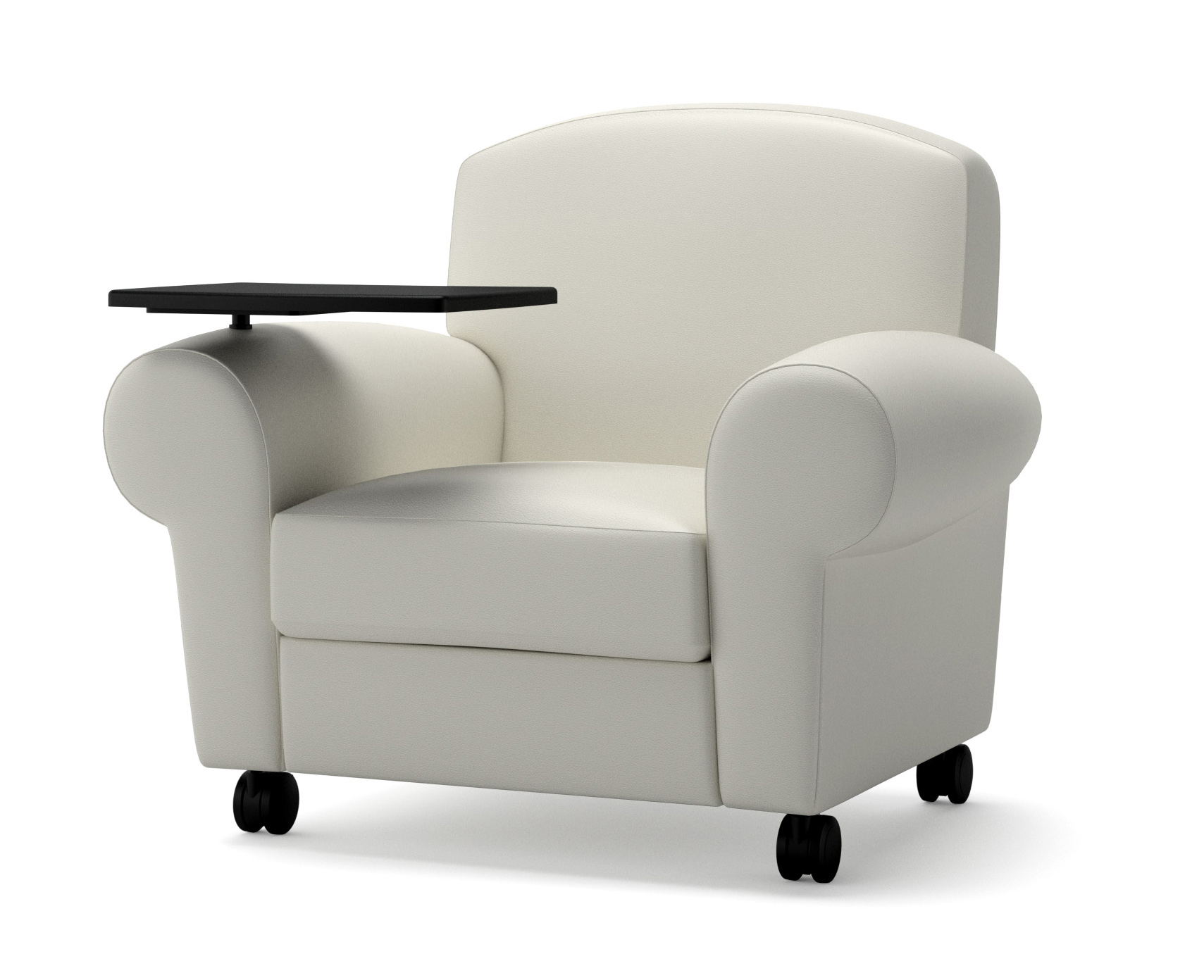 Soirée  Chair with Tablet and Casters