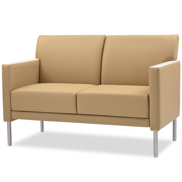 Solitude Settee with SS Arm Caps