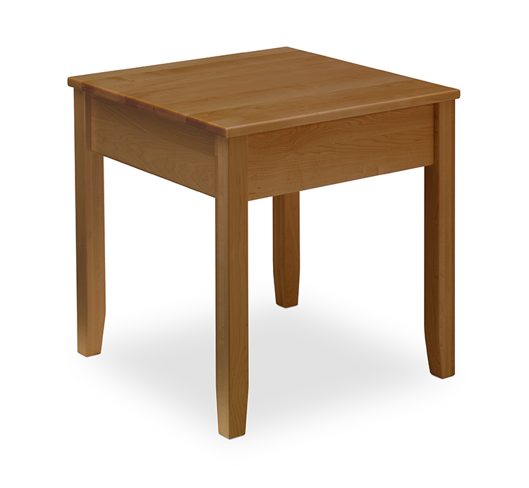 Rendezvous End Table with Straight Apron