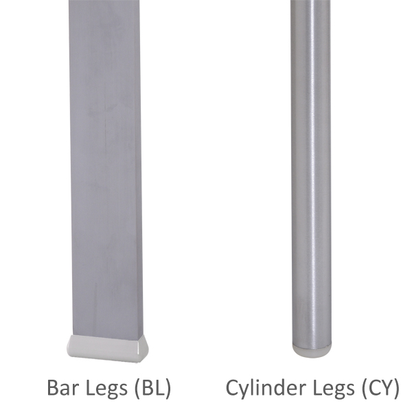 Bar or Cylinder Leg Options