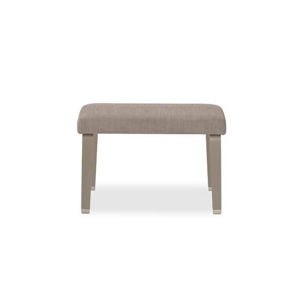 Valayo 26" Uph. Top Armless Bench Straight on View