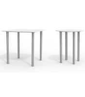 Coastal Tables | Metal – 4 Cylinder Legs
