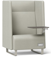 Coffee House | High Back Seating w/Divider Panel