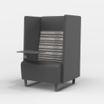 High Back Coffee House with Divider Panels
