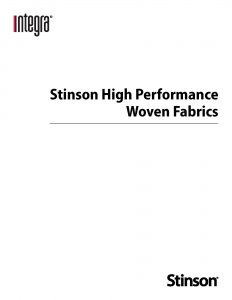 Stinson High Performance Woven Fabric