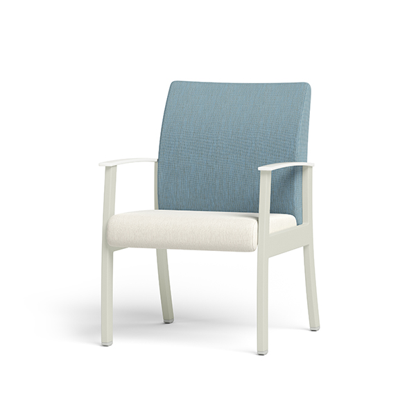 Integra Seating, High Tide - Metal Chair. Features solid surface arm caps, clean-out seat and wear-point seat rotation.