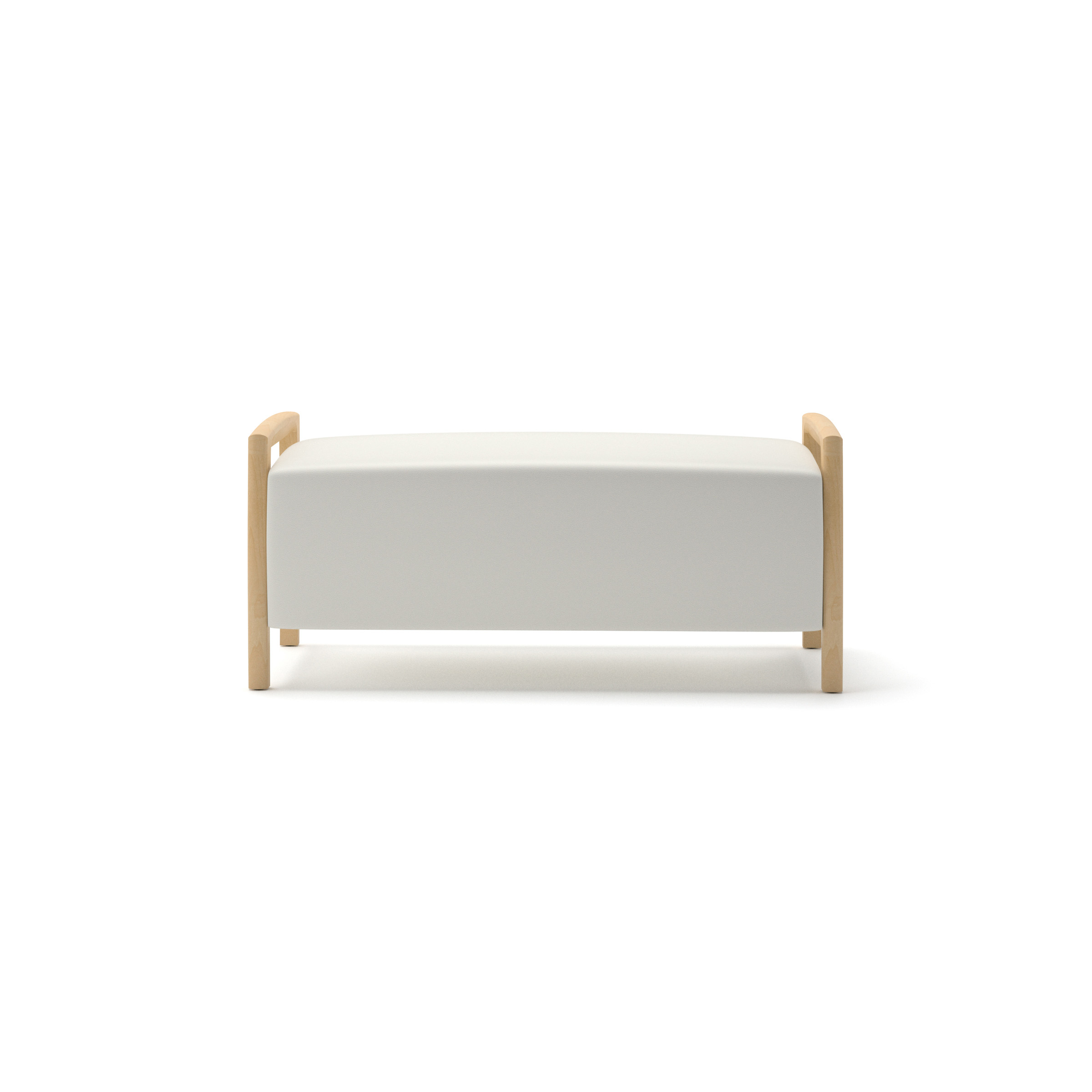 Integra Seating, Coastal Wood Bench. Available in multiple lengths: 45, 63, and 75