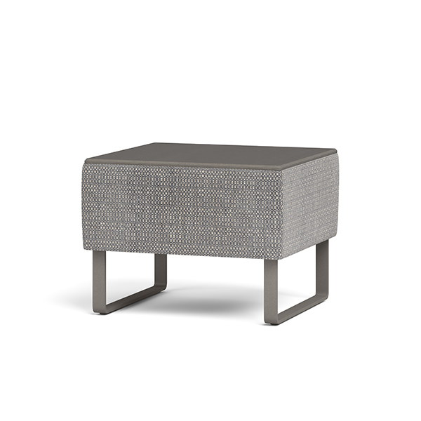 Kallise Ottoman KOT1 with Sled Base & Solid Surface Top