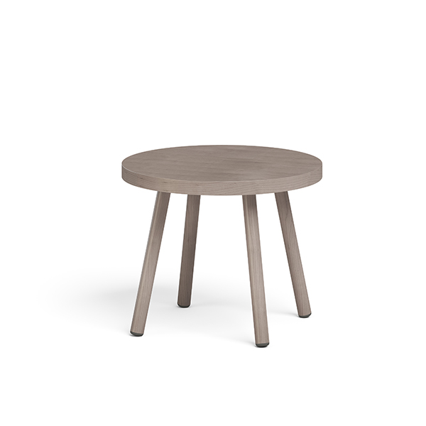 Kallise 22Dx18 Veneer Top with Wood Legs Table