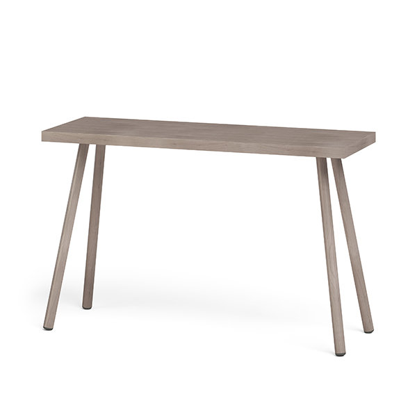 Kallise 46x16x29 Veneer Top with Wood Legs Table