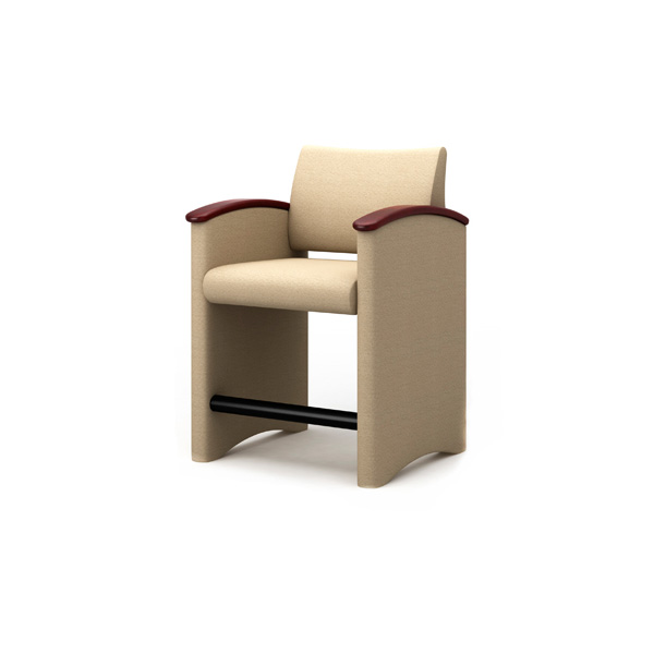 Integra Seating, Pyxis P3 Contemporary Panel Arm Ortho Height Chair. Available in multiple widths: 21, 24, and 27