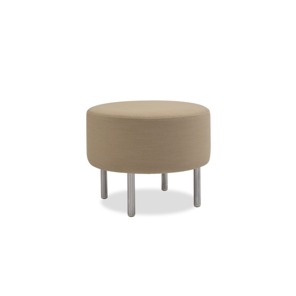 Integra Seating, Alpine Round Ottoman. Available in multiple diameters: 30, and 36
