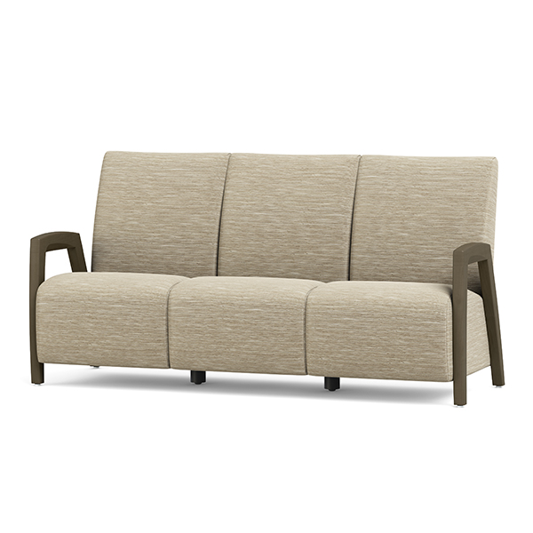Reef II Wood Sofa Straight
