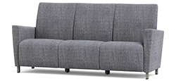 Reef Uph. Arm Sofa Metal Legs – 72″sw