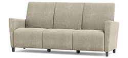 Reef Uph. Arm Sofa Str. Wood Legs – 72″sw