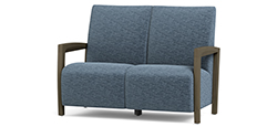 Reef Wood Settee Straight – 48″sw