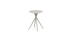 Odyssey Table – 16″ Top, 21″H, Metal Legs