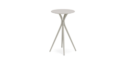 Odyssey Table – 16″ Dia, 27″H, Metal Legs