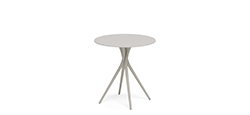 Odyssey Table – 21″ Top, 21″H, Metal Legs