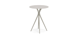 Odyssey Table – 21″ Top, 27″H, Metal Legs