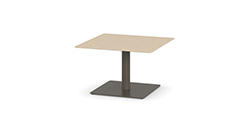 Coastal Metal Tables – 28″ Square w/Pedestal Base